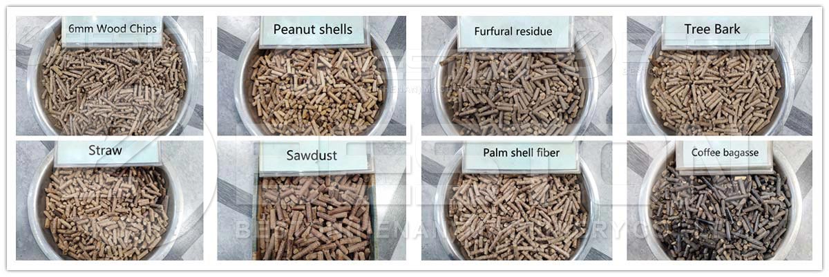 Various Biomass Pellets